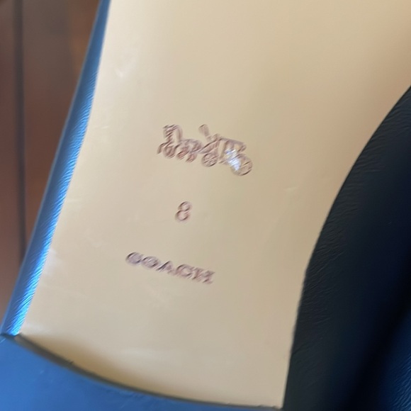 Women Coach Haley black leather loafers size 8 brand new - Picture 8 of 12